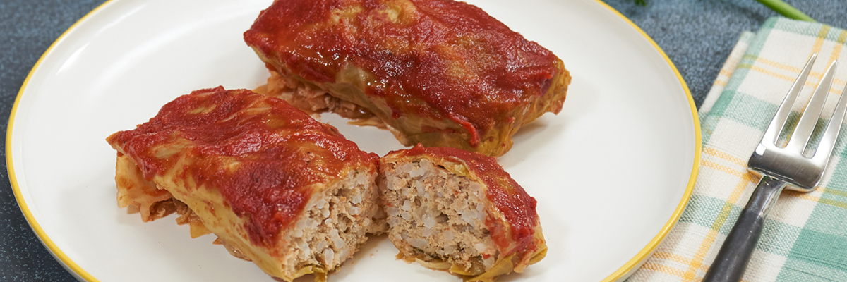 Cabbage Rolls Made with Turkey