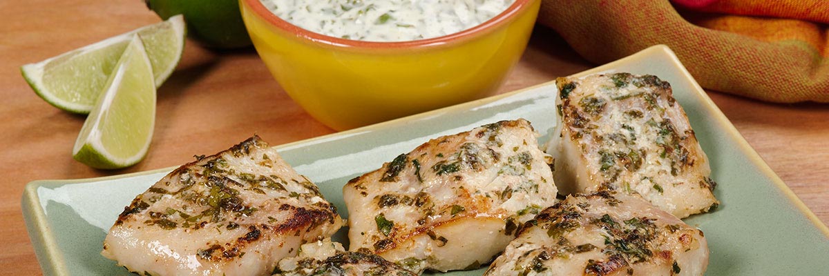 Bacalao con lima y cilantro